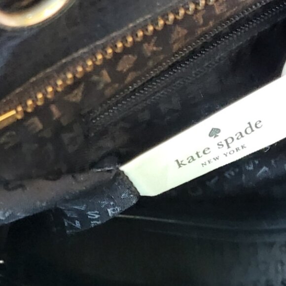 KATE SPADE NEW YORK Crossbody Satchel Bag with Foldable Handles Tassel Purse - Picture 6 of 11